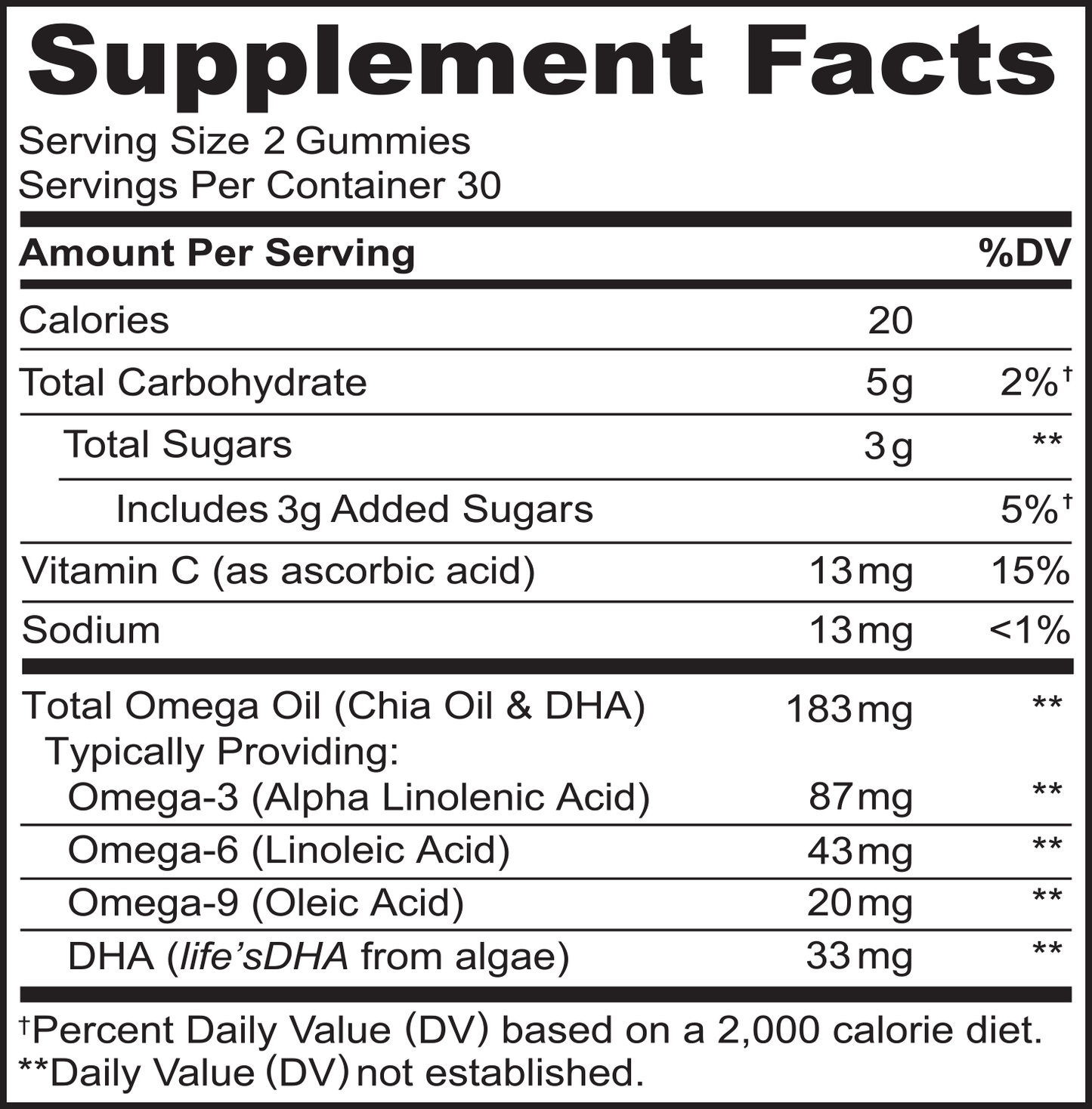 Omega 3 DHA Gummies Supplement