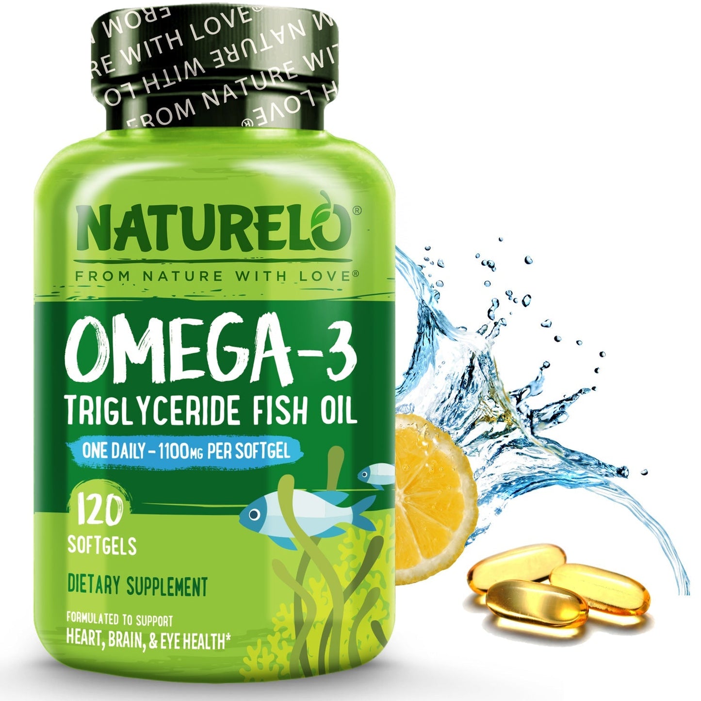 Omega-3 Fish Oil Supplement with Triglyceride Omega-3