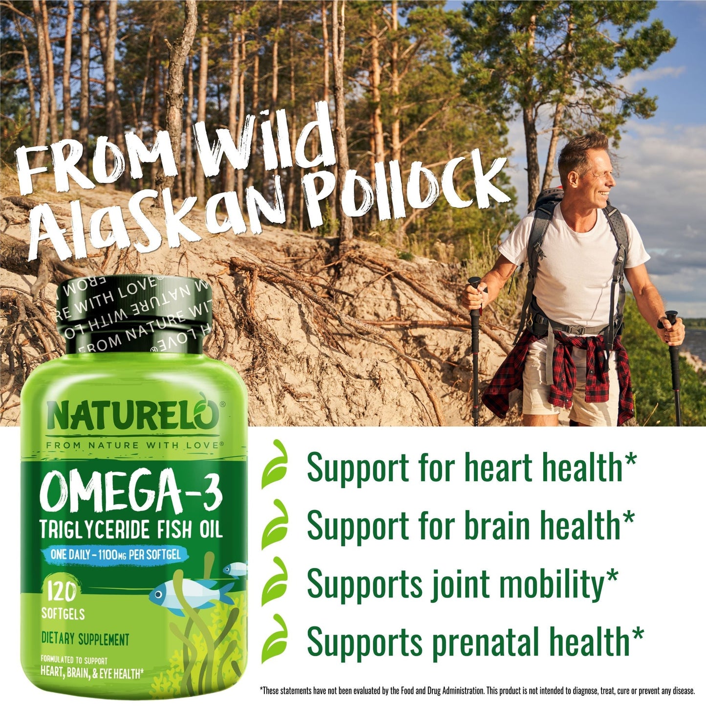 Omega-3 Fish Oil Supplement with Triglyceride Omega-3