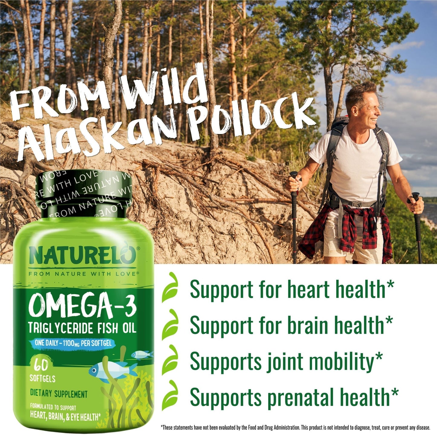 Omega-3 Fish Oil Supplement with Triglyceride Omega-3