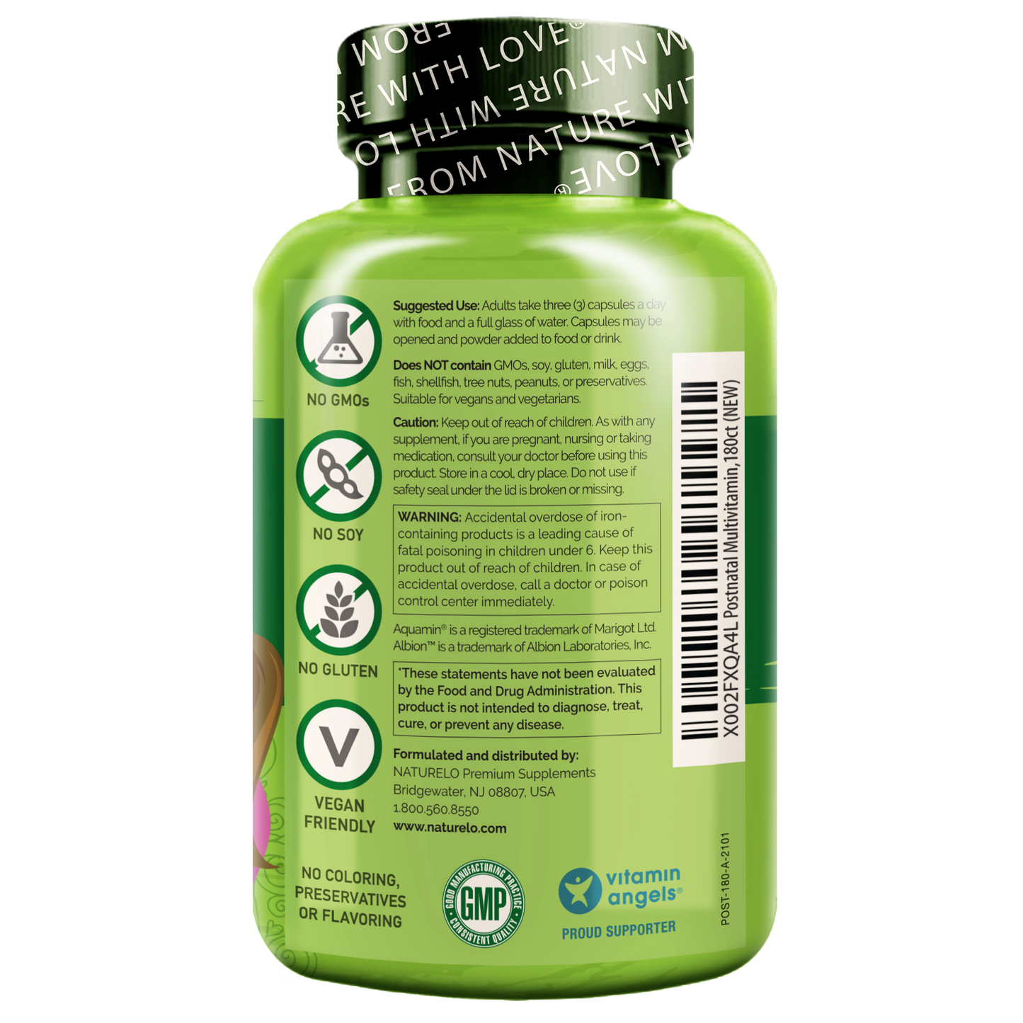 Vegan Friendly Postnatal Vitamin Full Spectrum Formula