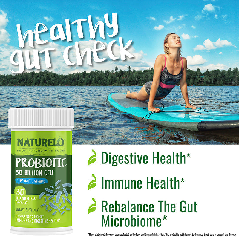 Vegan Probiotic Supplement with 50 Billion CFU and 11 Researched Probiotic Strains