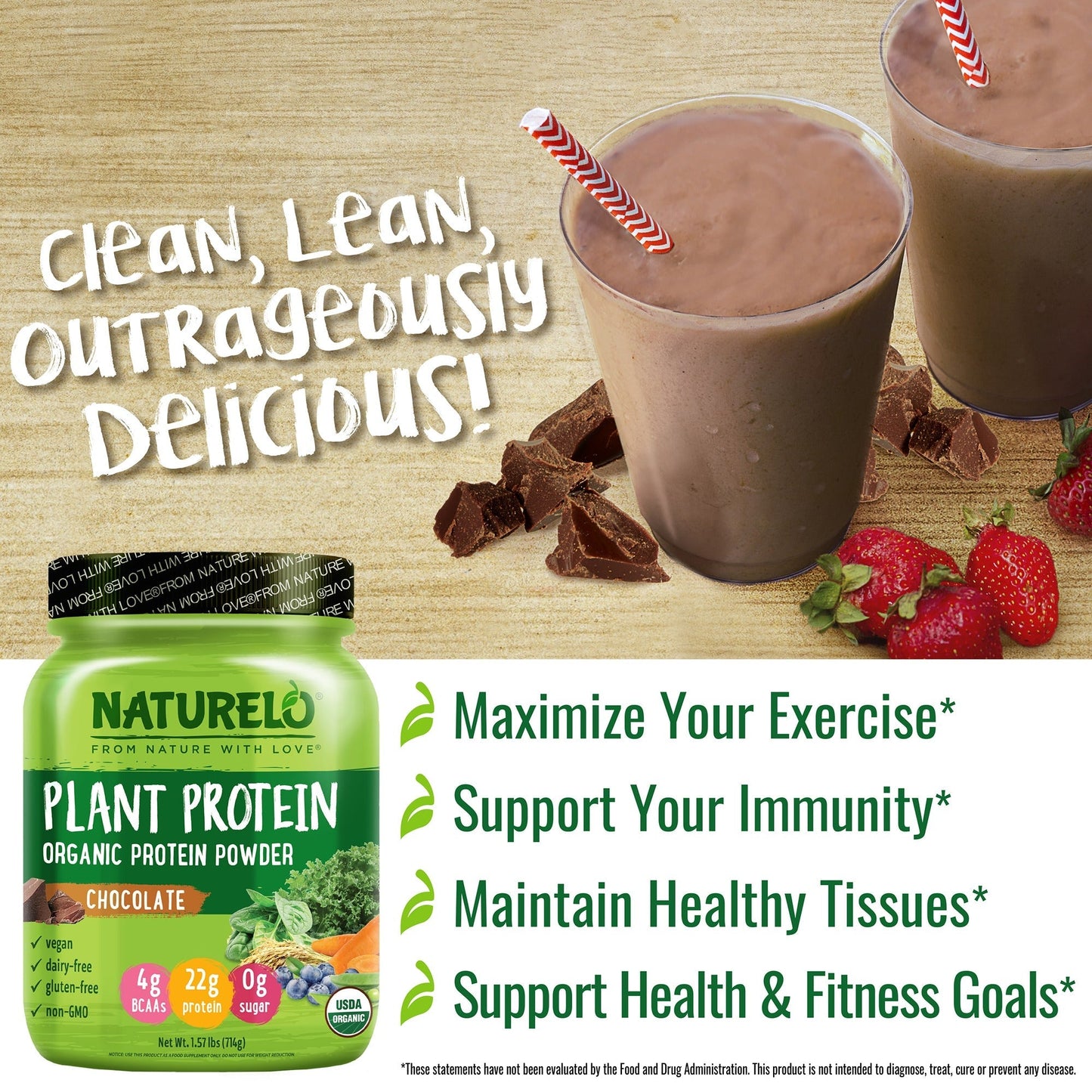 Organic Protein Plant-Based Powder