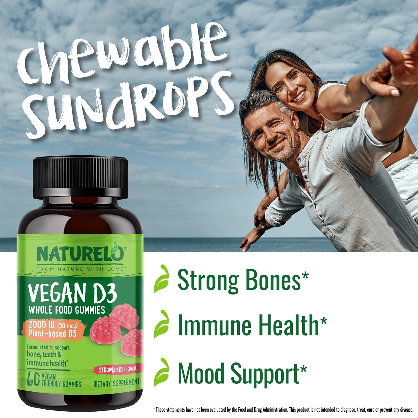 Whole Food Vitamin D3 Gummies for Adults