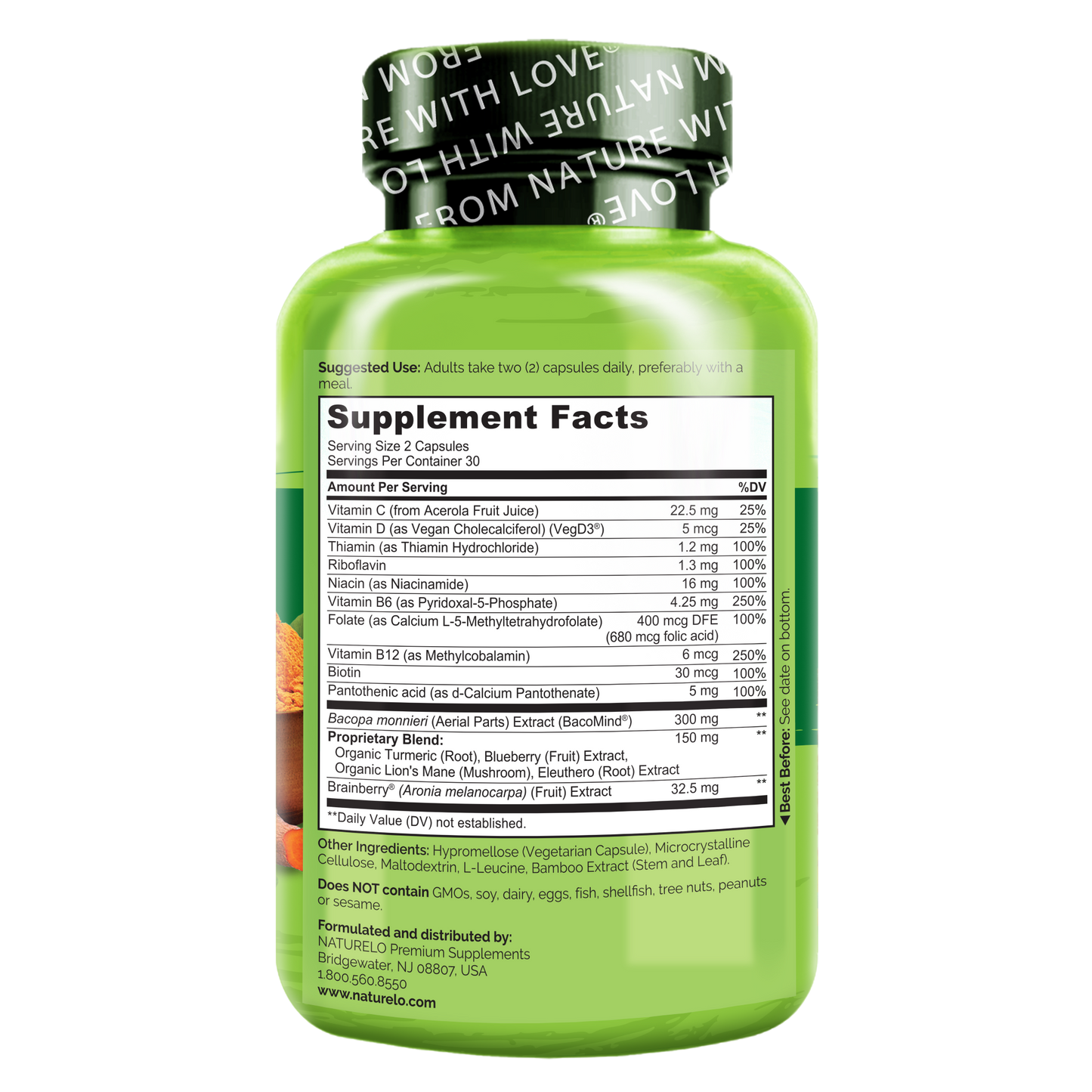 Whole Food Brain Blend Supplement