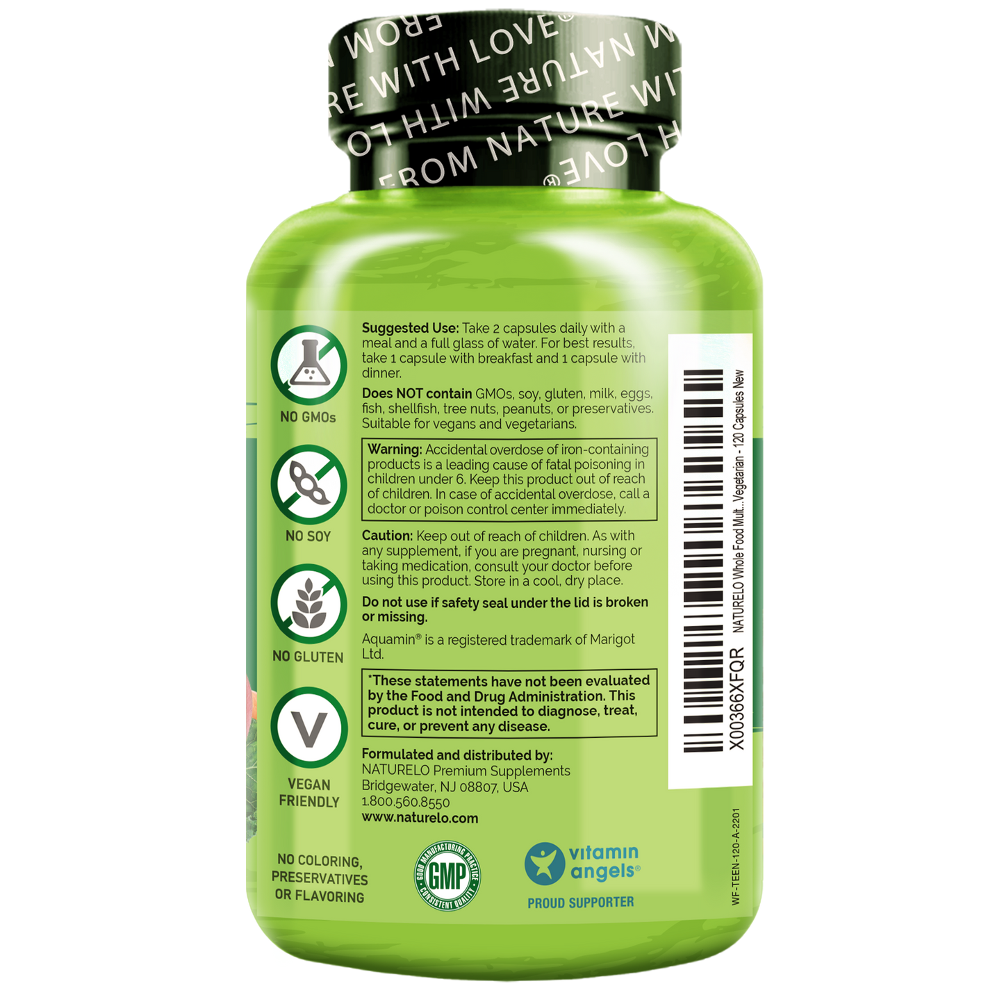 Whole Food Multivitamin for Teens, Boys and Girls