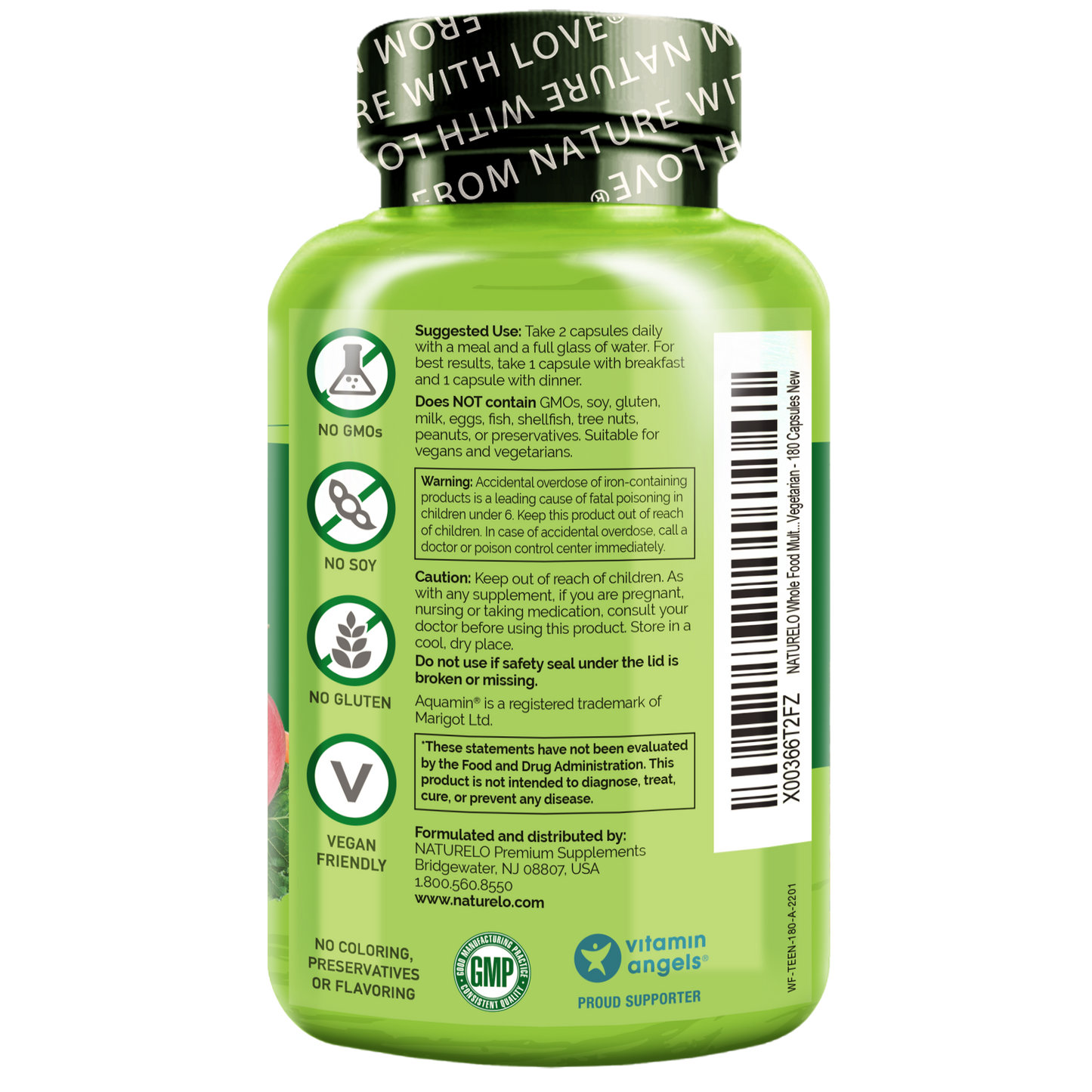 Whole Food Multivitamin for Teens, Boys and Girls