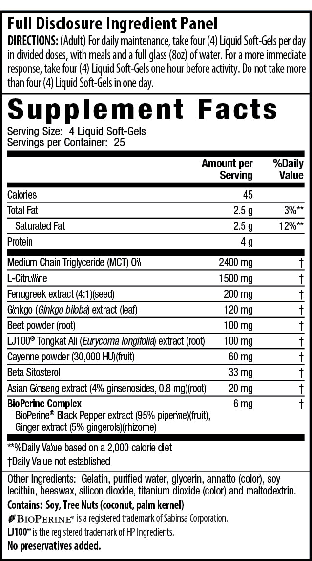 Testosterone UP RED Value Size