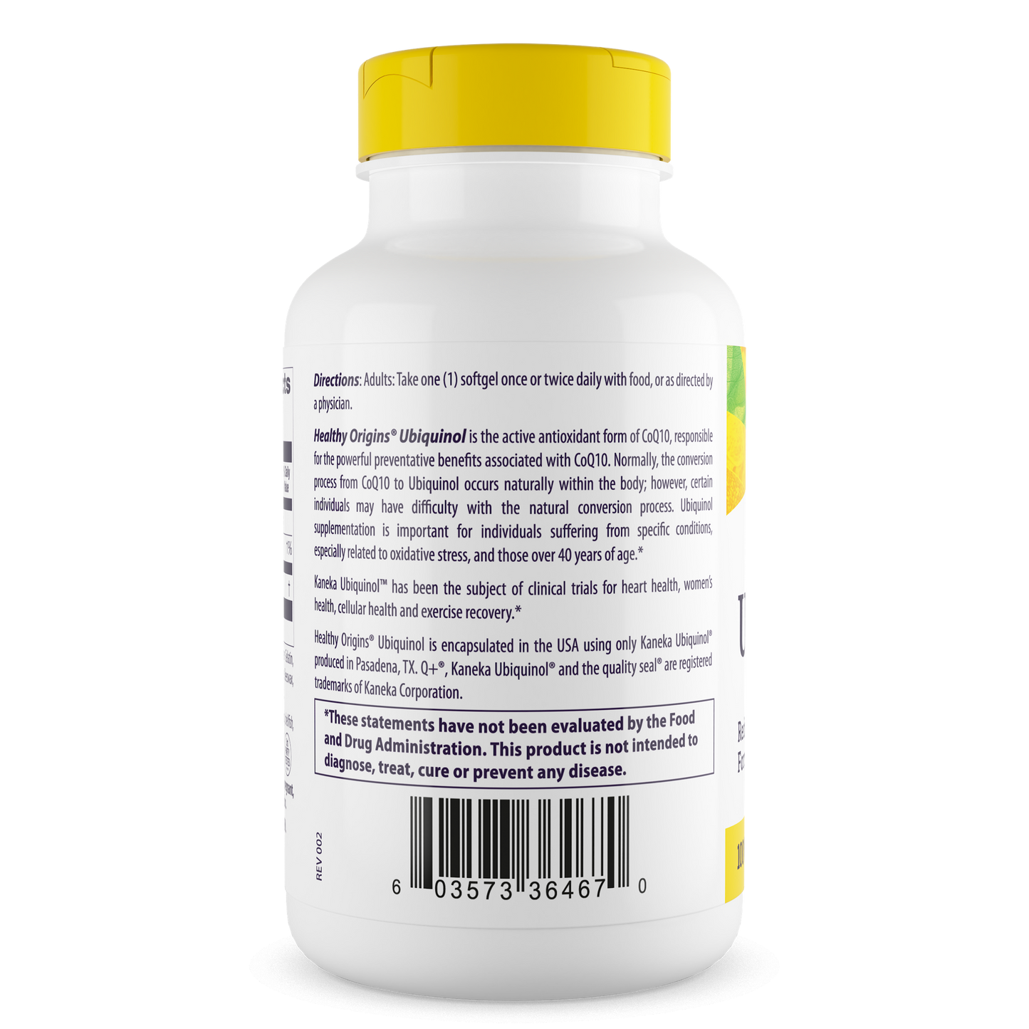 Ubiquinol 100mg (Active form of CoQ10)