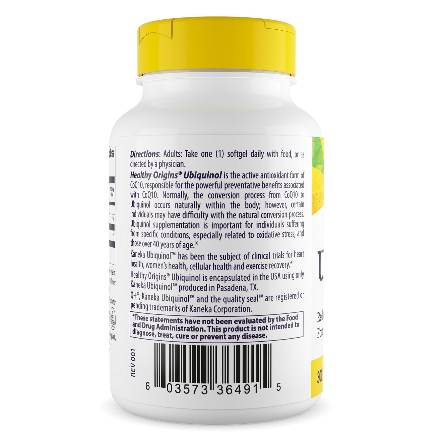 Ubiquinol 300mg (Active form of CoQ10)