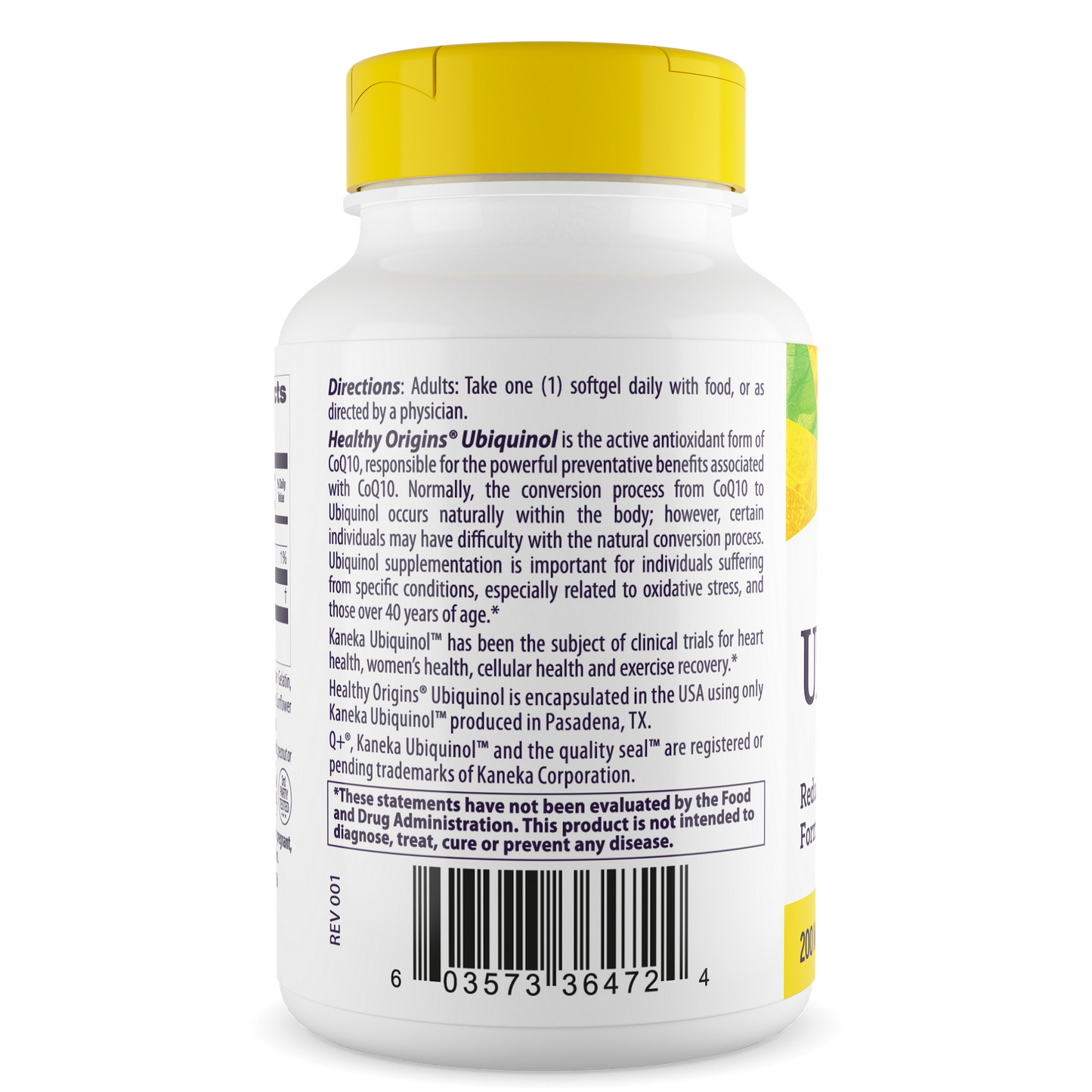 Ubiquinol 200mg (Active form of CoQ10)