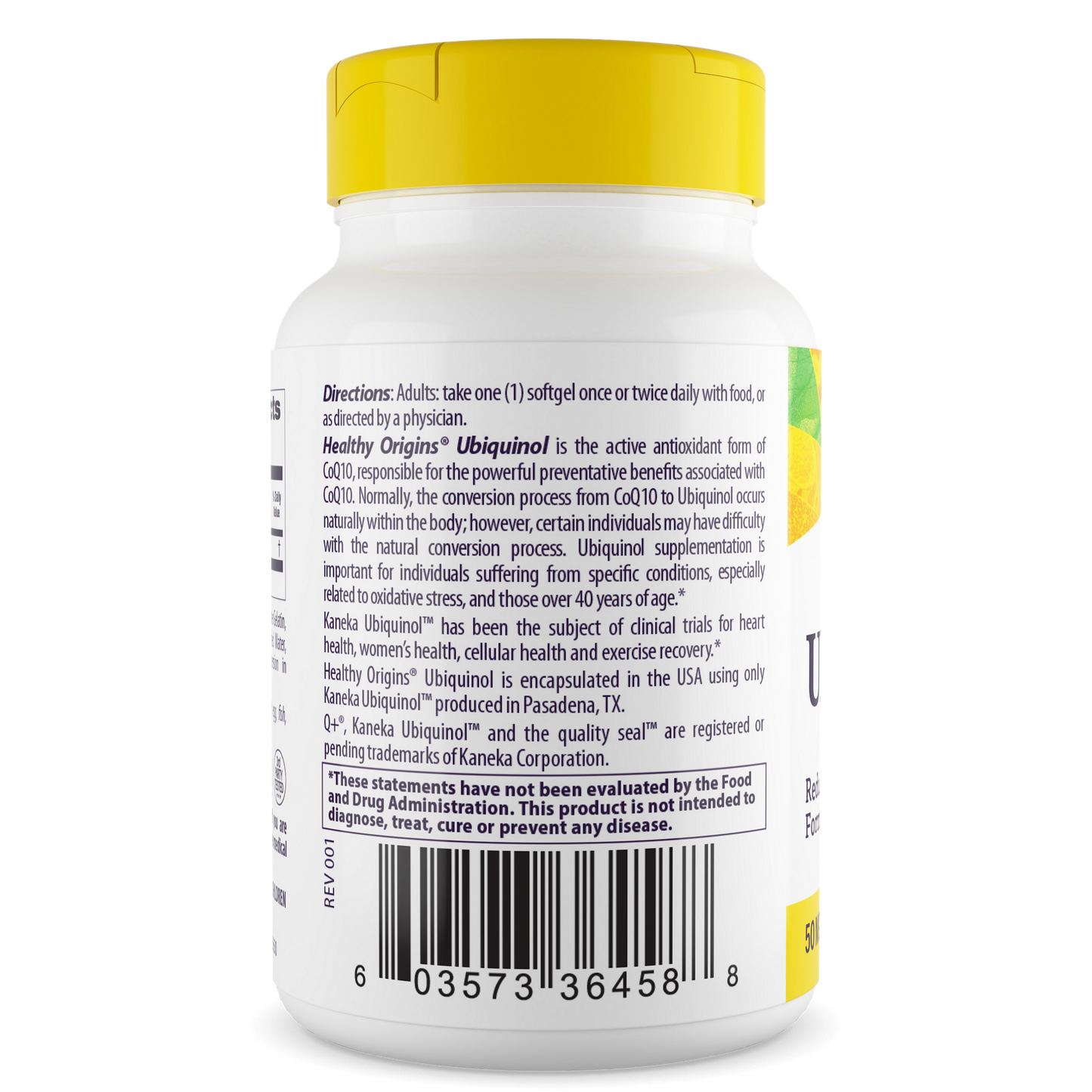 Ubiquinol 50mg (Active form of CoQ10)