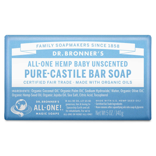 Unscented - Pure-Castile Bar Soap