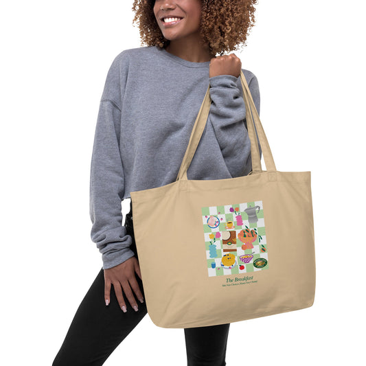 "The Breakfast" Organic Tote - Large